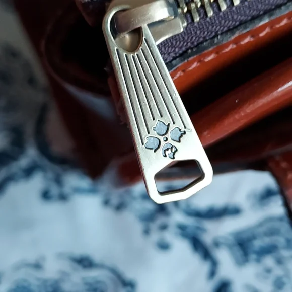 Patricia Nash Leather Small Satchel, Vintage - Picture 11 of 16